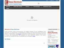 Tablet Screenshot of emaarelectricals.com